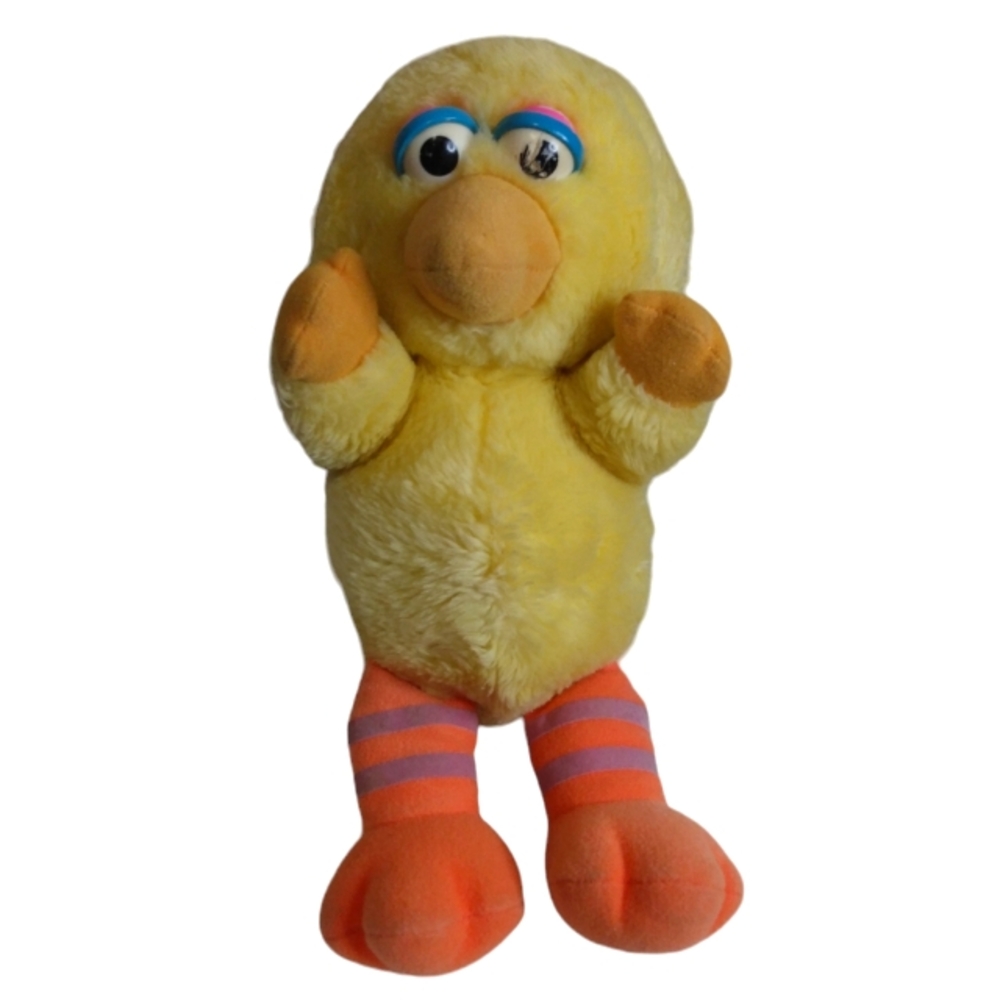 Sesame Street‎ Vintage Hasbro Softies Big Bird Plush 12"